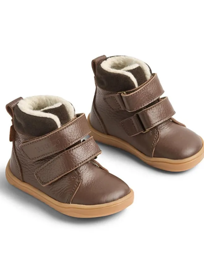 Leder-Winterboots in Braun>Wheat Sale