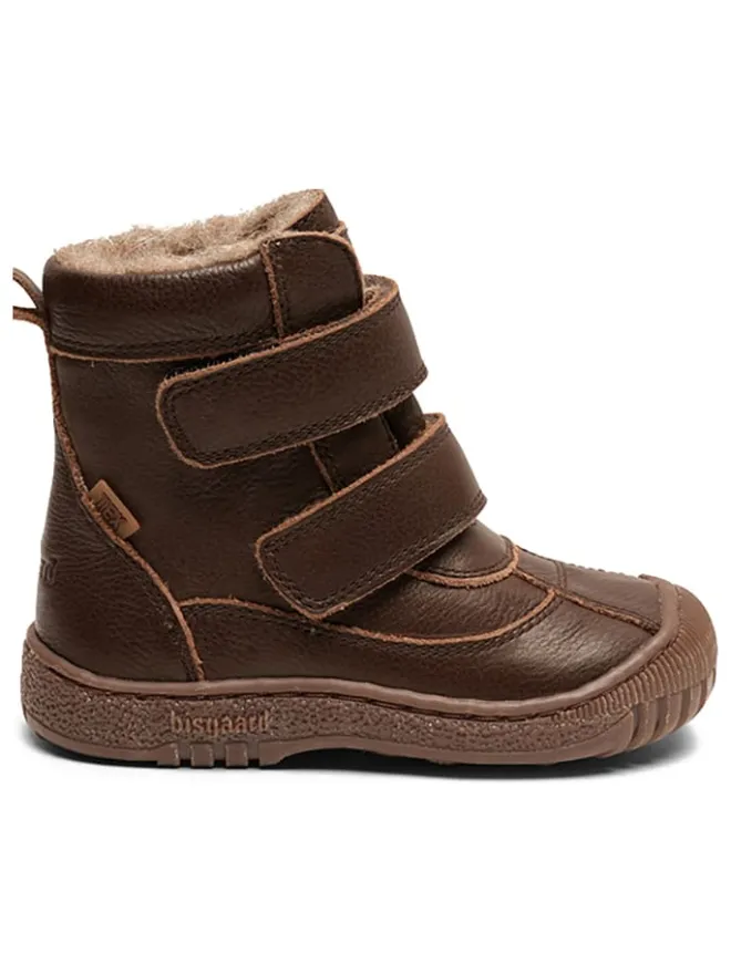 Leder-Winterboots in Braun>bisgaard Best