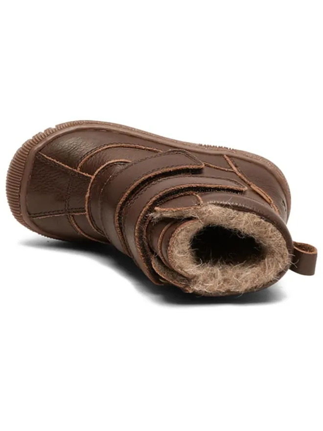 Leder-Winterboots in Braun>bisgaard Best
