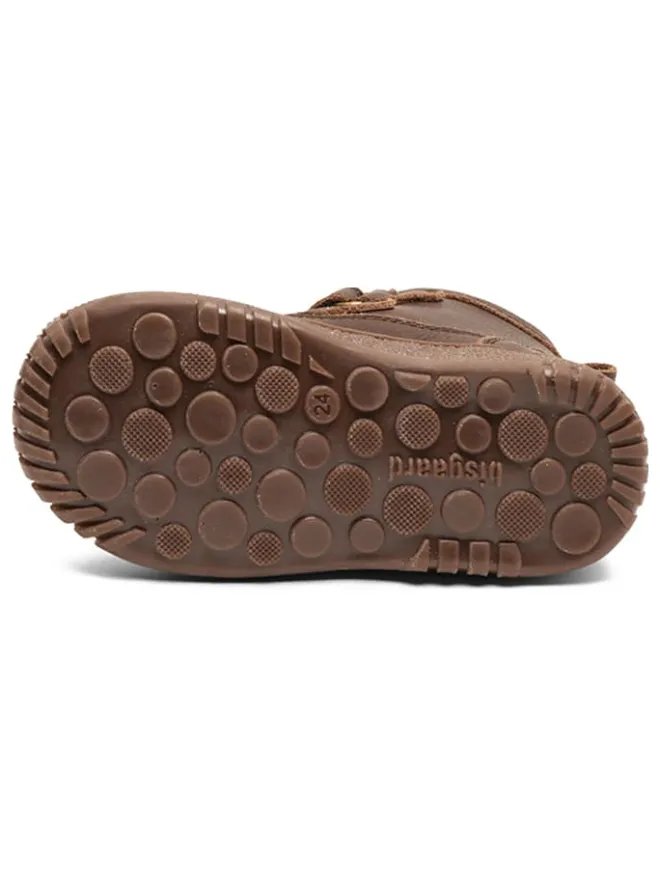 Leder-Winterboots in Braun>bisgaard Best