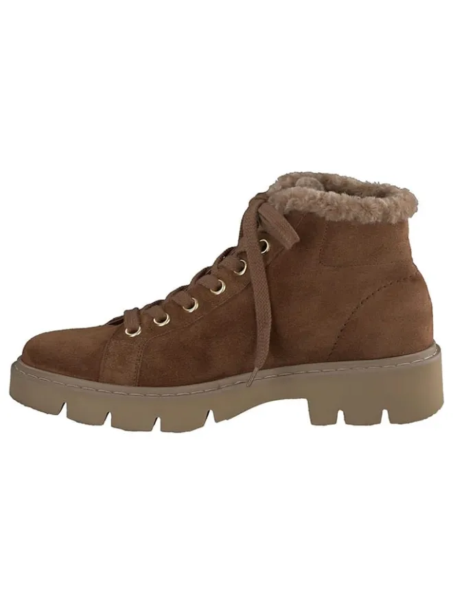 Leder-Winterboots in Braun>Paul Green Clearance