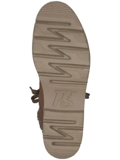 Leder-Winterboots in Braun><noscript><img width=