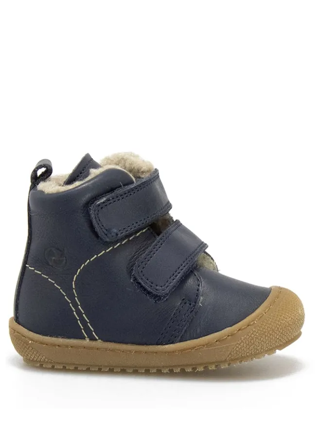 Naturino Stiefel & Boots^Leder-Winterboots in Dunkelblau