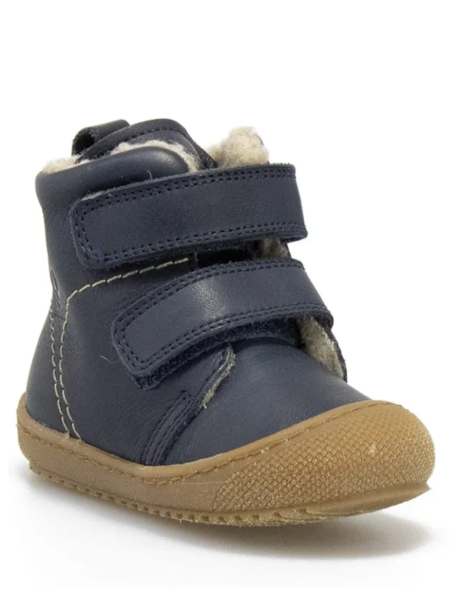 Naturino Stiefel & Boots^Leder-Winterboots in Dunkelblau