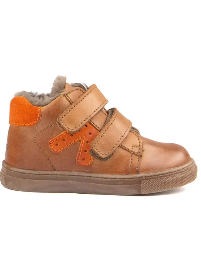 Leder-Winterboots in Hellbraun>Rap Sale