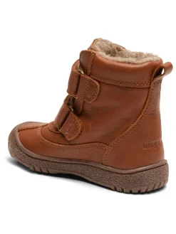 Leder-Winterboots in Hellbraun>bisgaard