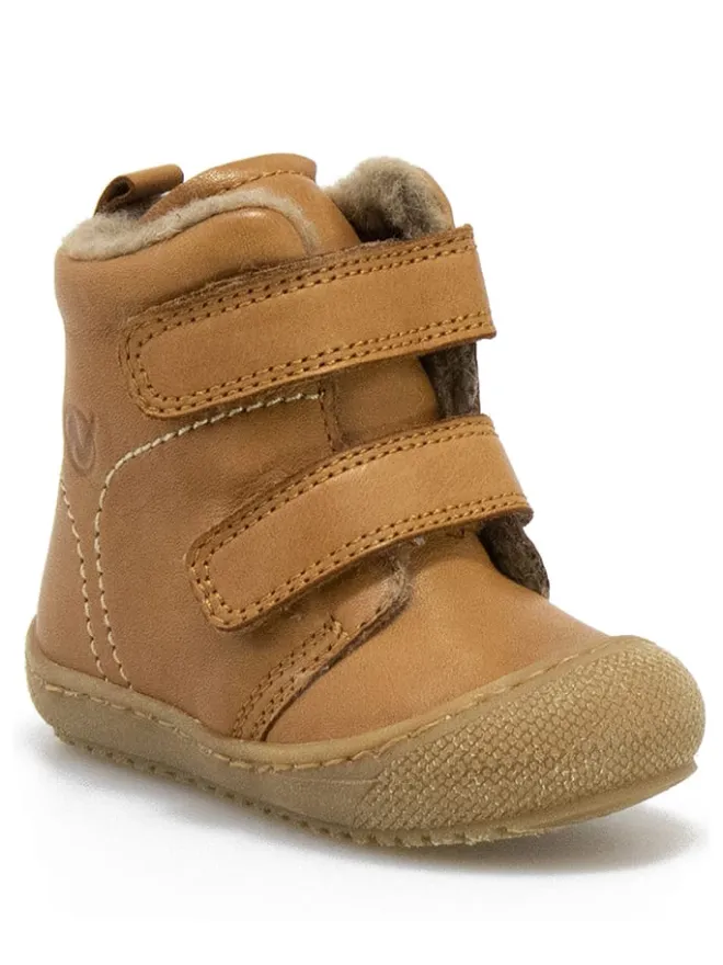 Leder-Winterboots in Hellbraun>Naturino Clearance
