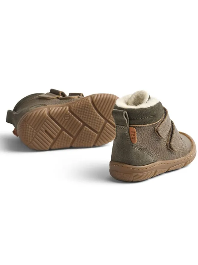 Wheat Stiefel & Boots^Leder-Winterboots in Khaki