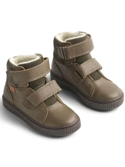 Wheat Stiefel & Boots·Boots^Leder-Winterboots in Khaki