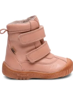Leder-Winterboots in Rosa>bisgaard Best