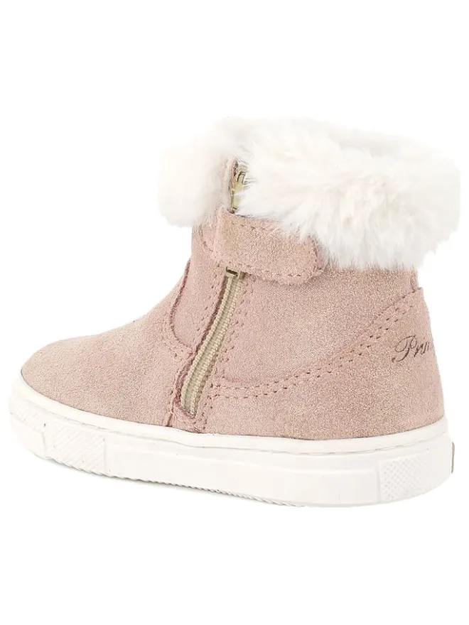Primigi Stiefel & Boots|Stiefel & Boots·Stiefel^Leder-Winterboots in Rosa/ Weiß