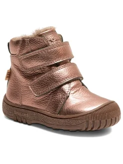 Leder-Winterboots in Rosegold>bisgaard Online