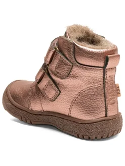 Leder-Winterboots in Rosegold>bisgaard Online