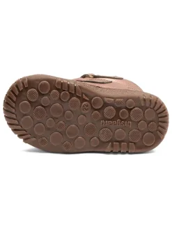 Leder-Winterboots in Rosegold><noscript><img width=
