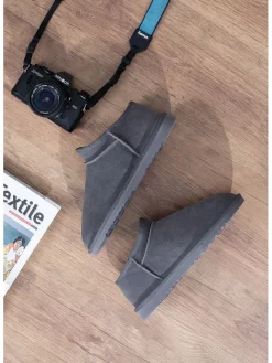 Gooce Stiefel & Boots^Leder-Winterboots "Jack" in Grau