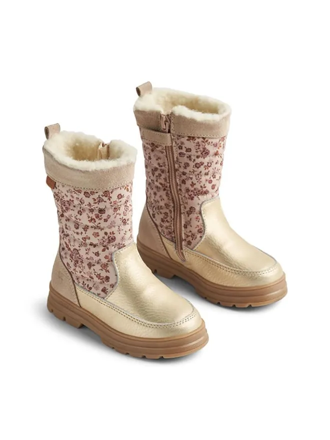 Wheat Stiefel & Boots^Leder-Winterboots "Koa Tex" in Gold