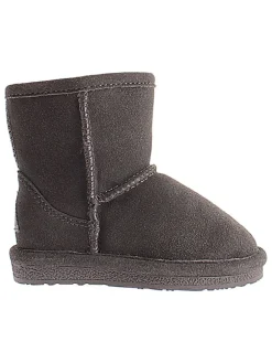 Leder-Winterboots "Luna" in Anthrazit>NICEBAY Clearance