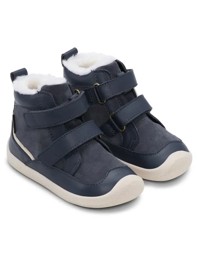 Leder-Winterboots "Marley" in Dunkelblau>Bundgaard Online