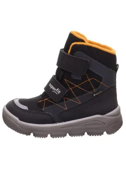 superfit Stiefeletten·Hohe Stiefeletten^Leder-Winterboots "Mars" in Schwarz