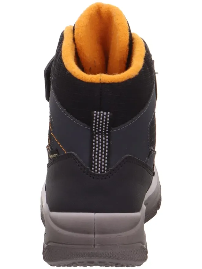superfit Stiefeletten·Hohe Stiefeletten^Leder-Winterboots "Mars" in Schwarz