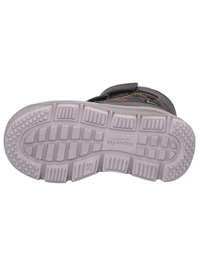 superfit Stiefeletten·Hohe Stiefeletten^Leder-Winterboots "Mars" in Schwarz