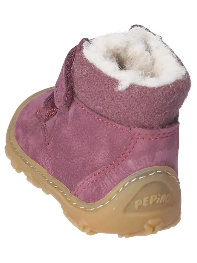 PEPINO Stiefel & Boots^Leder-Winterboots "Nico" in Pink