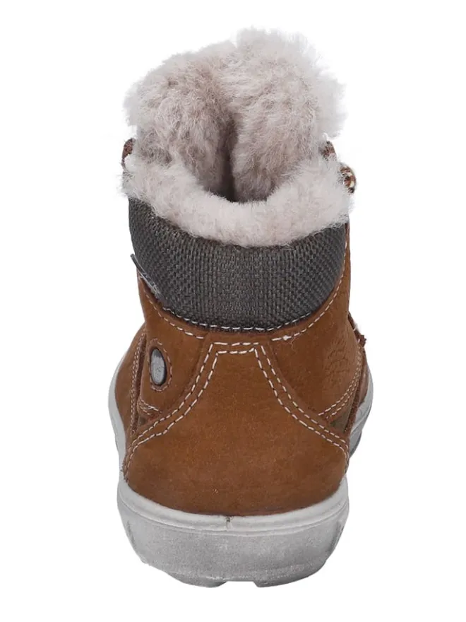 Leder-Winterboots "Paolo" in Hellbraun>PEPINO Best