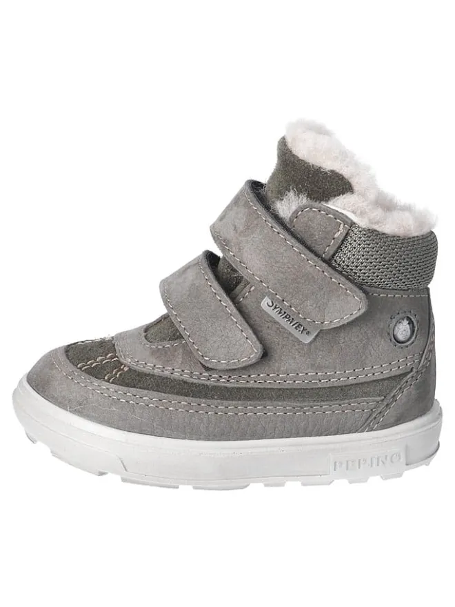 PEPINO Stiefel & Boots|Stiefel & Boots·Stiefel^Leder-Winterboots "Pedro" in Grau
