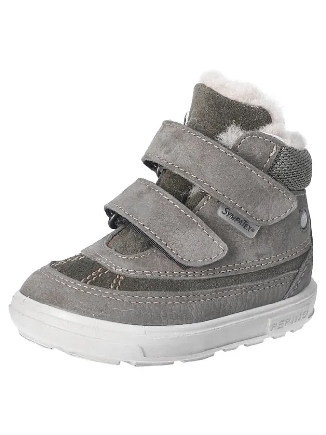 PEPINO Stiefel & Boots|Stiefel & Boots·Stiefel^Leder-Winterboots "Pedro" in Grau