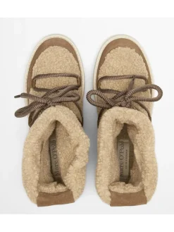 Leder-Winterboots "Pia" in Beige/ Hellbraun>Marc O'Polo Shoes Discount