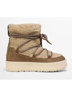 Leder-Winterboots 