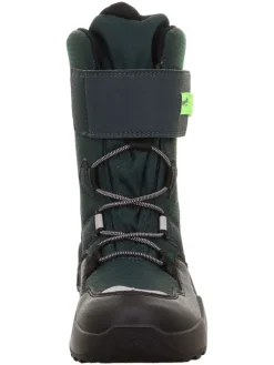 Leder-Winterboots "Rocket" in Schwarz/ Grün>superfit Hot