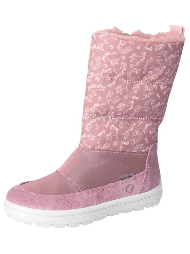 Ricosta Stiefel & Boots·Stiefel^Leder-Winterstiefel "Akia" in Rosa