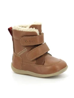 Leder-Winterstiefel "Bamakratch" in Hellbraun>Kickers