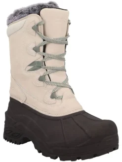 Leder-Winterstiefel "Borhea" in Beige>cmp New