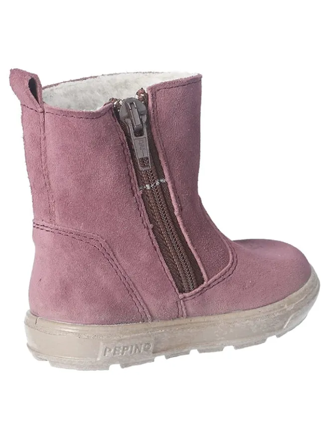 PEPINO Stiefel & Boots^Leder-Winterstiefel "Ciry-S" in Rosa