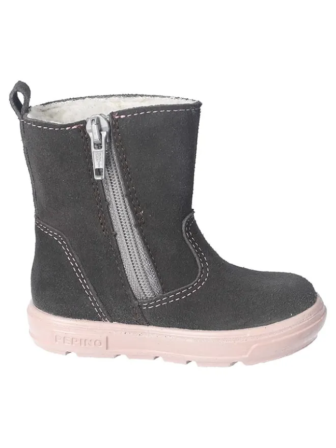 PEPINO Stiefel & Boots^Leder-Winterstiefel "Corina-S" in Anthrazit