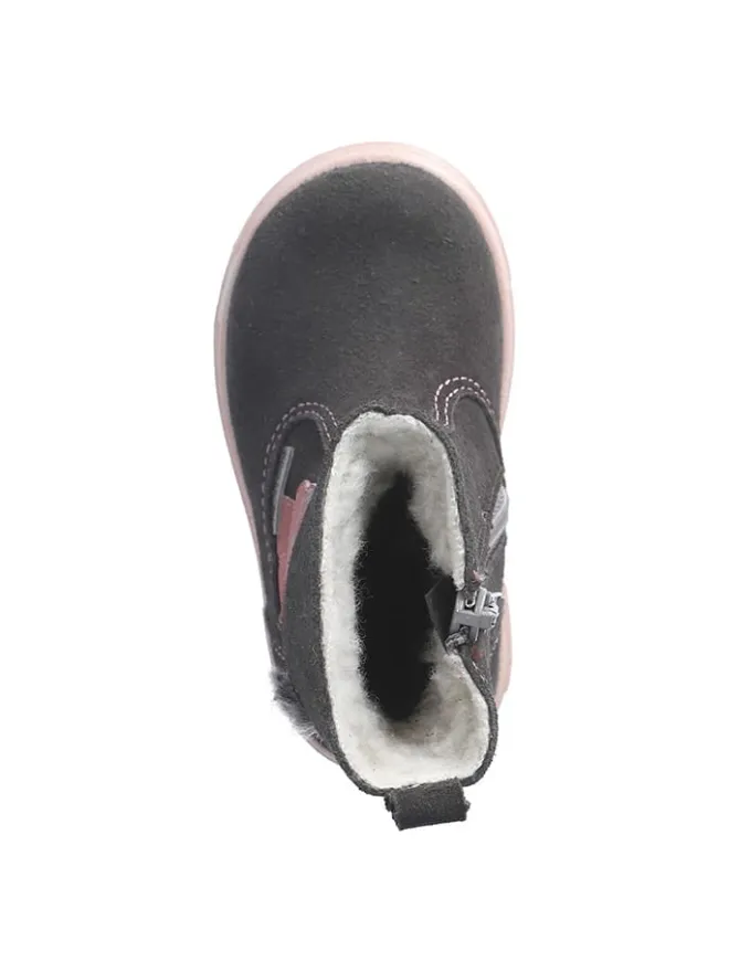PEPINO Stiefel & Boots^Leder-Winterstiefel "Corina-S" in Anthrazit