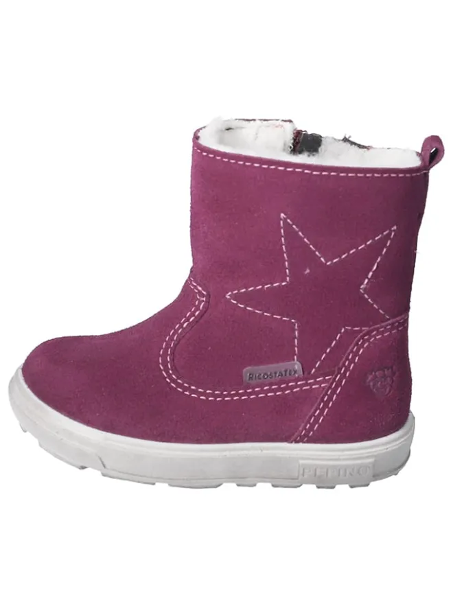 Leder-Winterstiefel "Cosa S" in Lila>PEPINO New