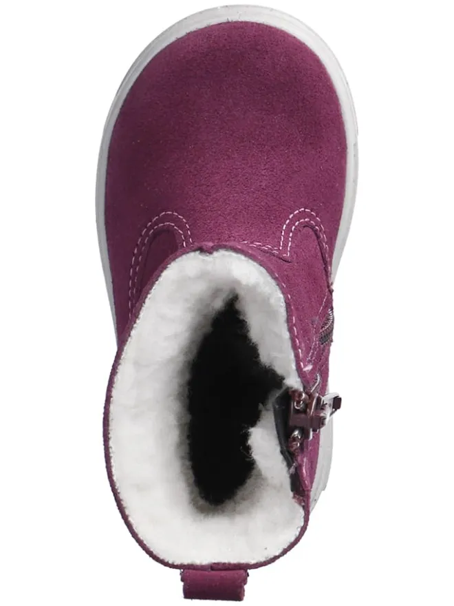 Leder-Winterstiefel "Cosa S" in Lila>PEPINO New