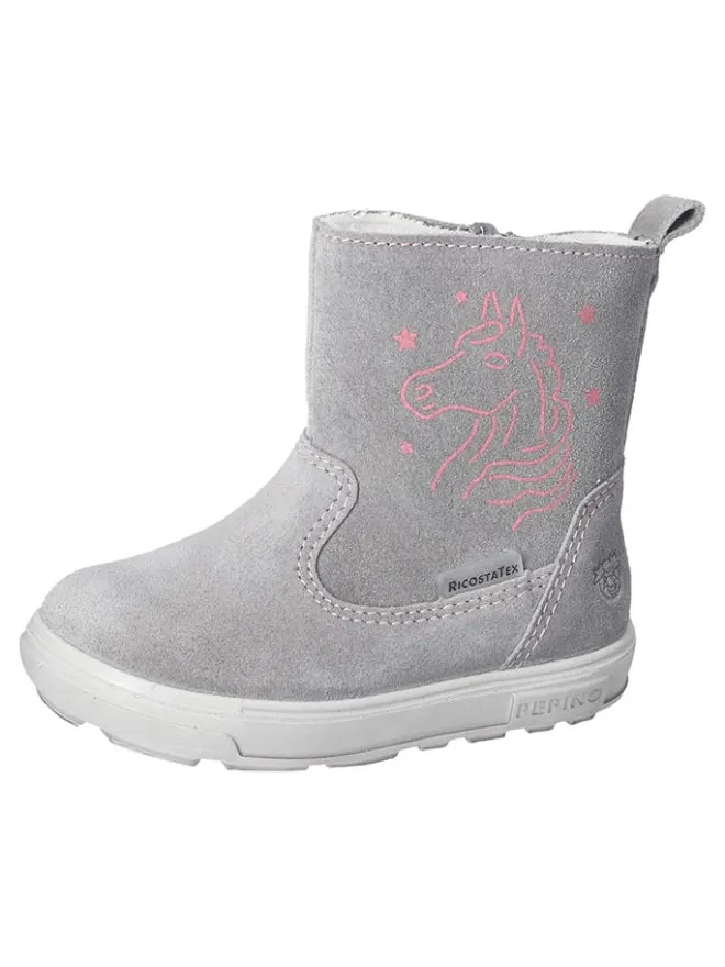 PEPINO Stiefel & Boots|Stiefel & Boots·Stiefel^Leder-Winterstiefel "Cosa-S" in Grau