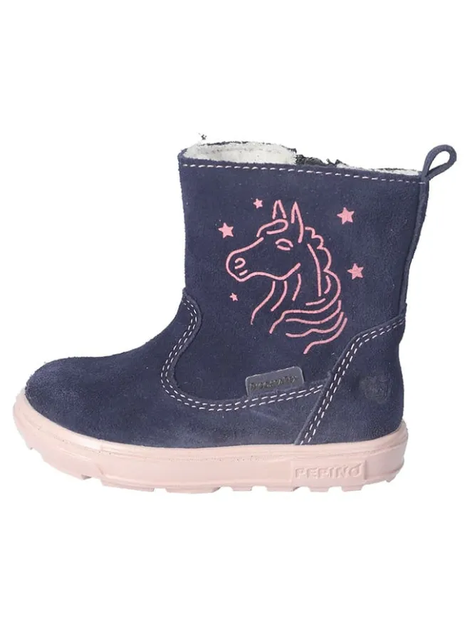 PEPINO Stiefel & Boots^Leder-Winterstiefel "Cosa-S" in Dunkelblau