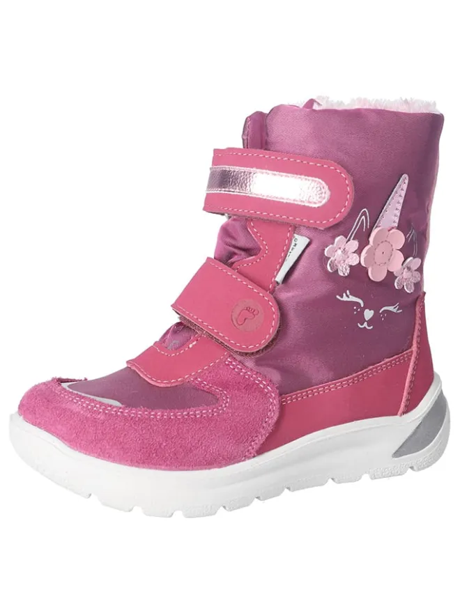 Leder-Winterstiefel "Gaia" in Pink>Ricosta Outlet