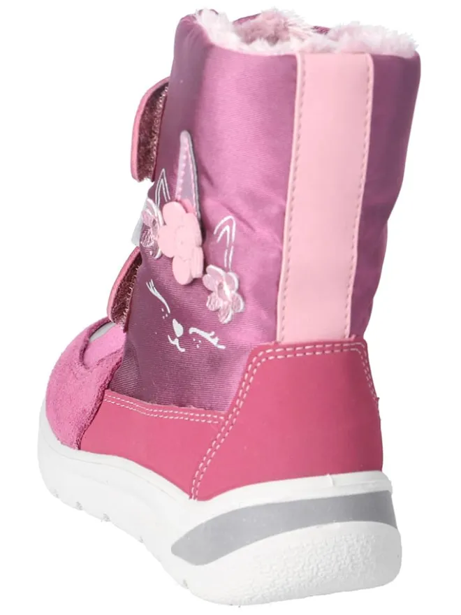 Leder-Winterstiefel "Gaia" in Pink>Ricosta Outlet