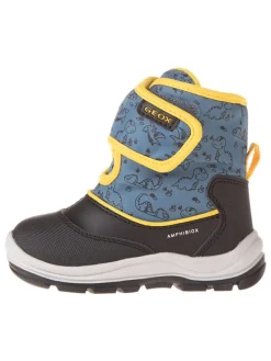 Leder-Winterstiefel in Blau>Geox Clearance