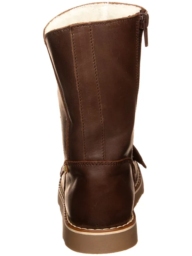 Leder-Winterstiefel in Braun>El Naturalista Clearance