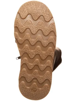 Leder-Winterstiefel in Braun><noscript><img width=
