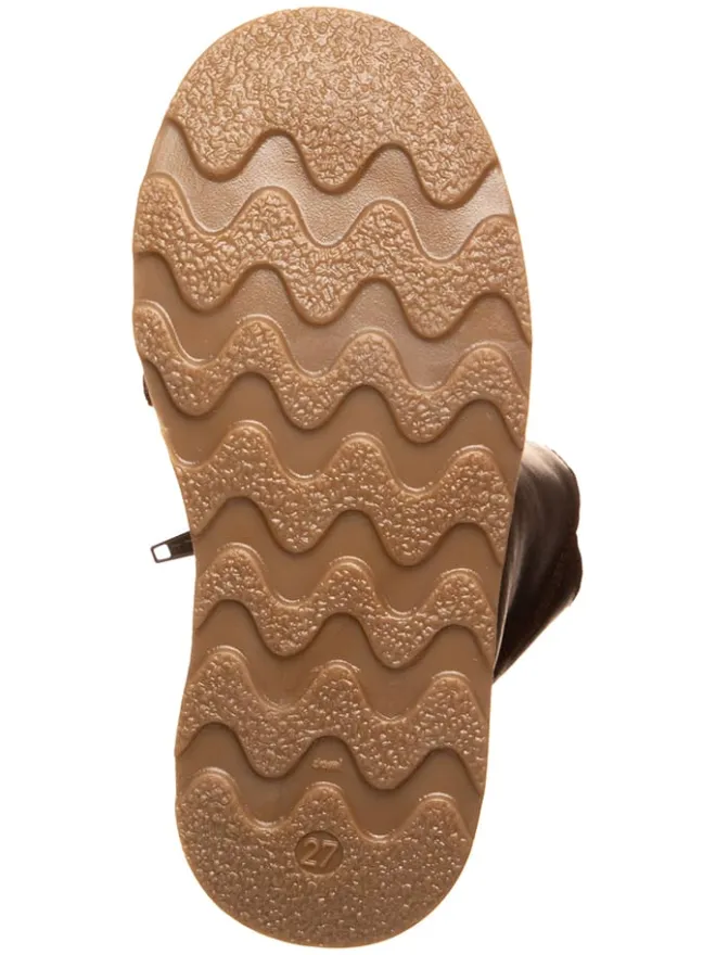 Leder-Winterstiefel in Braun>El Naturalista Clearance