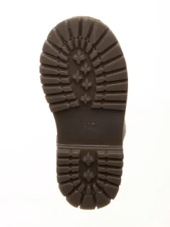 Leder-Winterstiefel in Braun><noscript><img width=