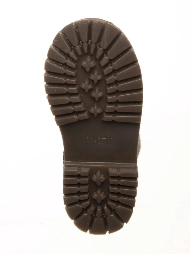 Leder-Winterstiefel in Braun>POM POM Sale